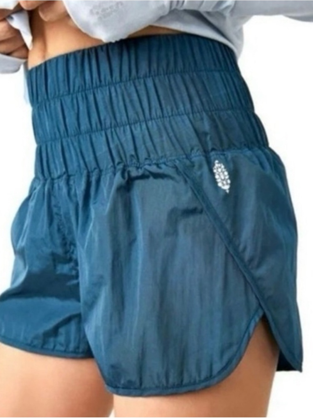 FP Movement The Way Home Teal Shorts Women’s Size XS